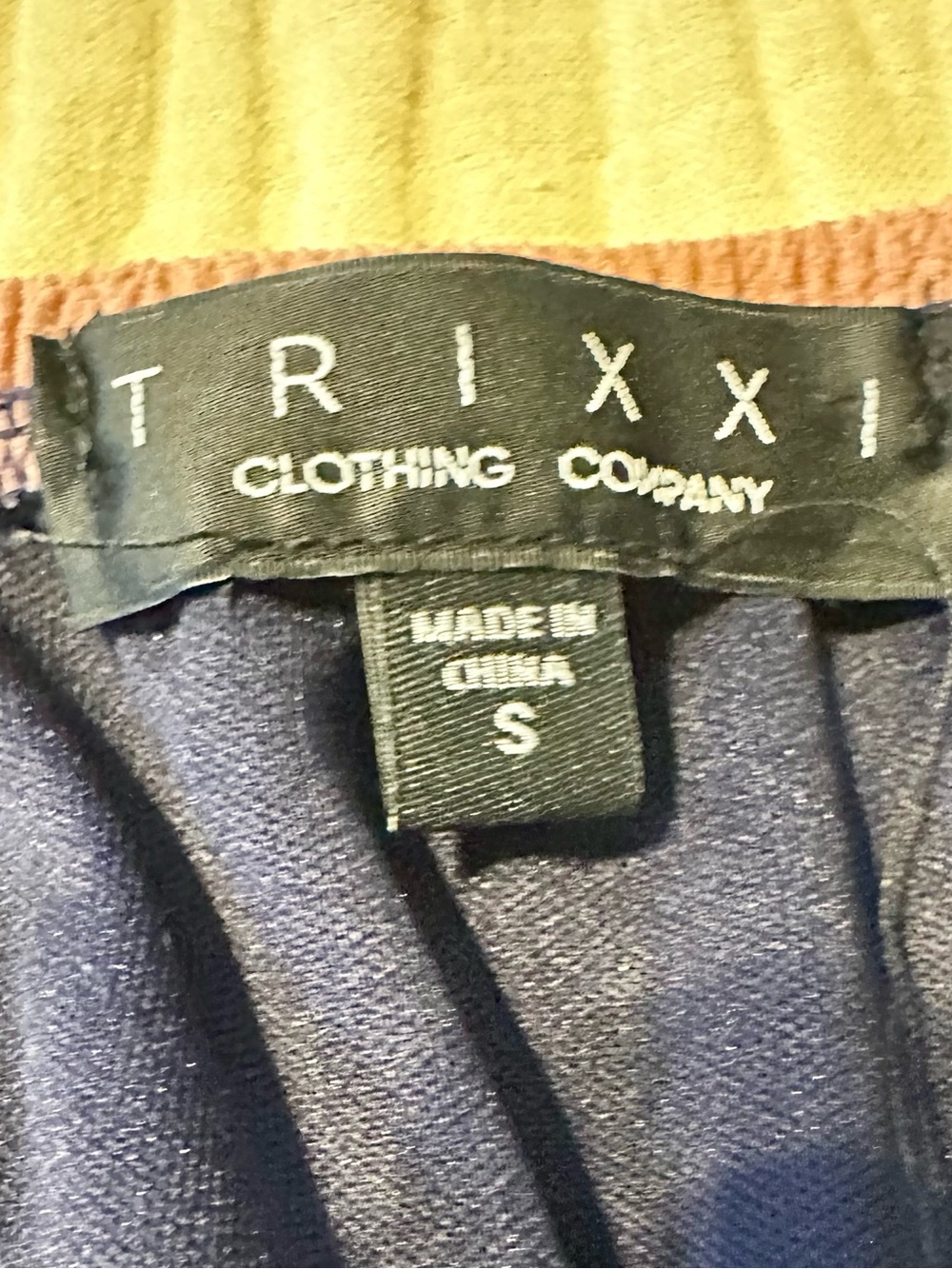 Trixxi Multicolor Striped Handkerchief Hem Dress - Picture 5 of 6